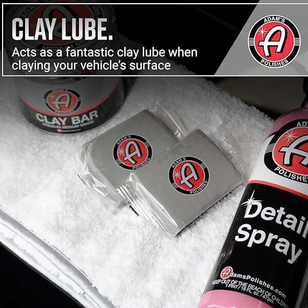 Adam's Detail Spray (2-Pack) - Quick Waterless Detailer Spray for Car Detailing, Washing, Polishing & Vehicle Claying - Image 6