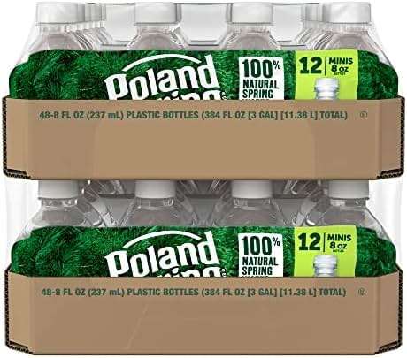 Poland Spring Water Bottles 24 Pack - Small Mini Bottles - Poland Spring 8 oz Bottled Water - Image 2