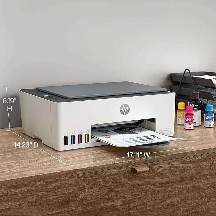 HP Smart Tank 5101 Wireless All-in-One Refillable Printer, Scanner, Copier with 2 Years of Ink Included, Wireless (2.4ghz only) Printer-for-Home use (1F3Y0A) - Image 5