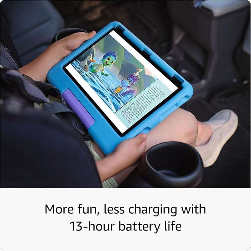 Amazon Fire HD 10 Kids tablet (newest model) ages 3-7 | Bright 10.1" HD screen with included ad-free and exclusive content, robust parental controls, 13-hr battery, 32 GB, Pink - Image 5