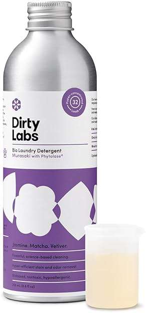 Dirty Labs | Murasaki Scent | Bio Enzyme Liquid Laundry Detergent | 32 Loads (8.6 fl oz) | Hyper-Concentrated | High Efficiency & Standard Washing | Nontoxic, Biodegradable | Stain & Odor Removal - Image 1