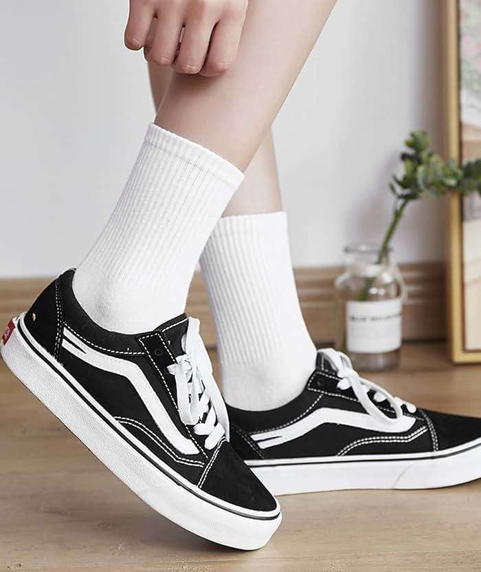 HAVE A TREE 3-6 Pack Womens Crew Lightweight Thin Casual Calf Socks Size 6-11 - Image 5