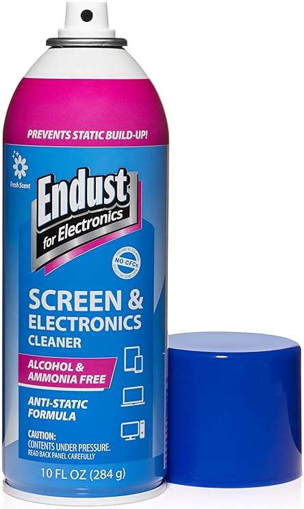 Endust for Electronics; Anti-Static Screen & Electronics Multi-Surface Cleaning Spray; Foaming, Streak & Residue Free; Ammonia & Alcohol Free, Oil & Wax Free; 10 oz. Aerosol (096010) - Image 3