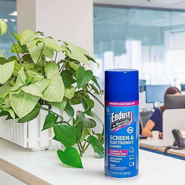 Endust for Electronics; Anti-Static Screen & Electronics Multi-Surface Cleaning Spray; Foaming, Streak & Residue Free; Ammonia & Alcohol Free, Oil & Wax Free; 10 oz. Aerosol (096010) - Image 4