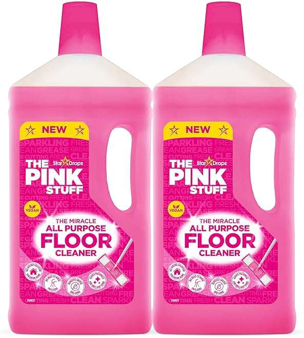 Stardrops - The Pink Stuff - The Miracle All Purpose Floor Cleaner - Pack of 2, 67.6 Fl Oz (82375) - Image 1