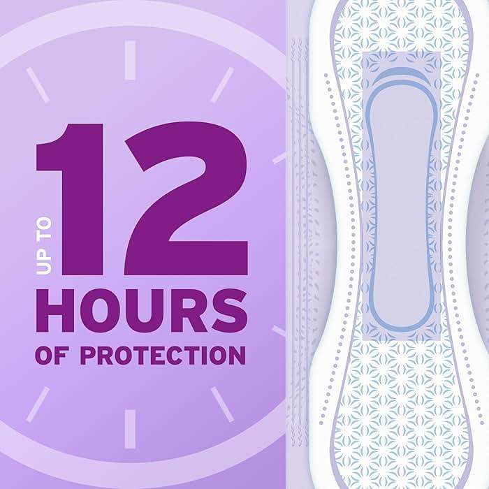 Poise Incontinence & Postpartum Pads for Bladder Leaks, 7 Drop Ultra Absorbency, Long Length, 78 Count, Packaging May Vary - Image 5