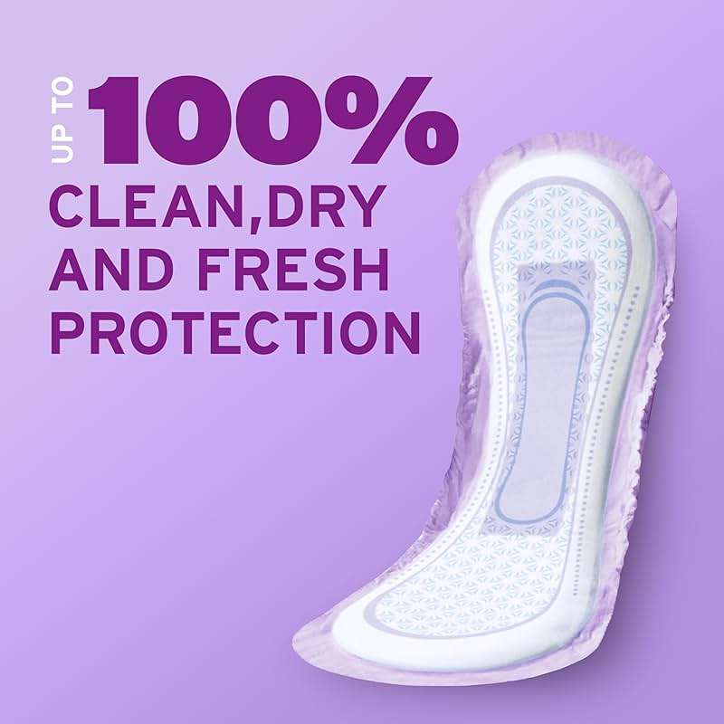 Poise Incontinence & Postpartum Pads for Bladder Leaks, 7 Drop Ultra Absorbency, Long Length, 78 Count, Packaging May Vary - Image 6