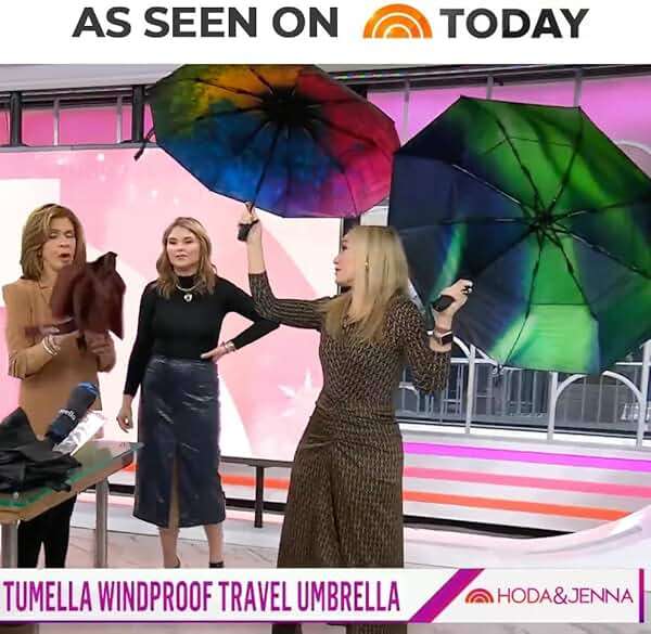 TUMELLA Strongest Windproof Travel Umbrella (Compact, 100MPH Wind-Tested), Light, Portable, One-Handed Use, Automatic Folding Rain Umbrella, Durable, Premium Grip, Fits Car & Backpack - Image 7