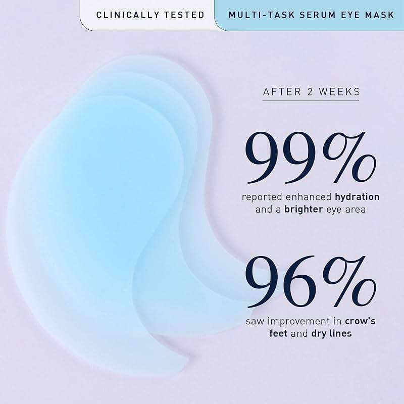 Under Eye Patches for Dark Circles: 30 Pairs Enaskin Naturals Retinol Collagen Eye Gels Mask - Reduce Wrinkles Puffy & Bags - Skin Treatment Pads - Anti Aging Moisturizer For Women (Blue) - Image 5