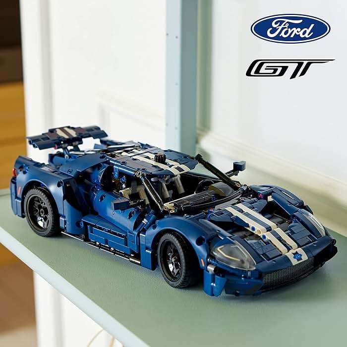 LEGO Technic 2022 Ford GT Building Set for Adults - Collectible Kit W/Authentic Features, Ages 18+ - 1:12 Scale - Gifts for Men & Women - Display as Bedroom or Home Decor - 42154 - Image 2