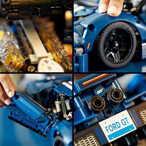 LEGO Technic 2022 Ford GT Building Set for Adults - Collectible Kit W/Authentic Features, Ages 18+ - 1:12 Scale - Gifts for Men & Women - Display as Bedroom or Home Decor - 42154 - Image 5