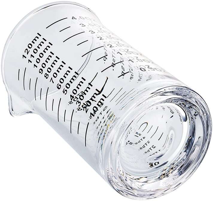 Ackers 4 Oz Glass Measuring Cup,Borosilicate Shot Glass with V-Shaped Spout(Pack of 2) - Image 5