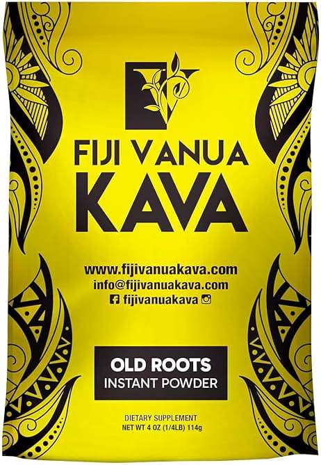 Fiji Vanua Kava Instant Old Roots Kava Powder, dehydrated green juice Kava Drink Powder, Easy to Prepare liquid-Soluble, Fijian Instant Noble (4 Oz) - Image 1