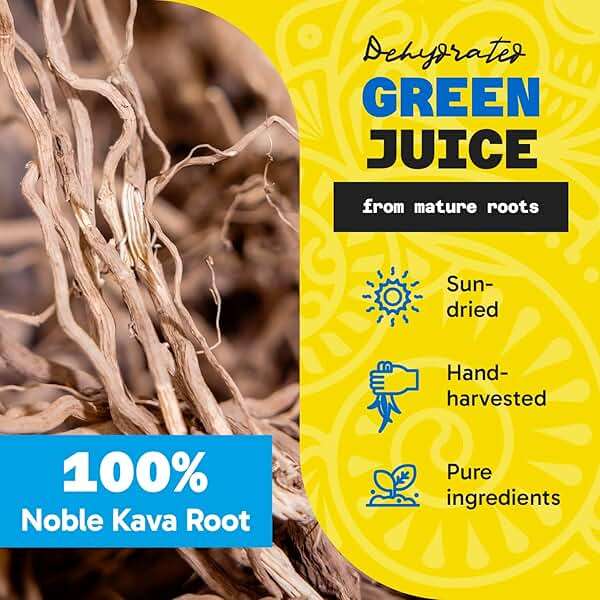 Fiji Vanua Kava Instant Old Roots Kava Powder, dehydrated green juice Kava Drink Powder, Easy to Prepare liquid-Soluble, Fijian Instant Noble (4 Oz) - Image 3