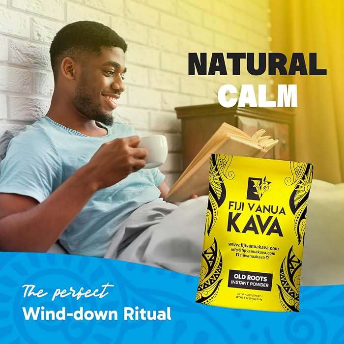 Fiji Vanua Kava Instant Old Roots Kava Powder, dehydrated green juice Kava Drink Powder, Easy to Prepare liquid-Soluble, Fijian Instant Noble (4 Oz) - Image 5