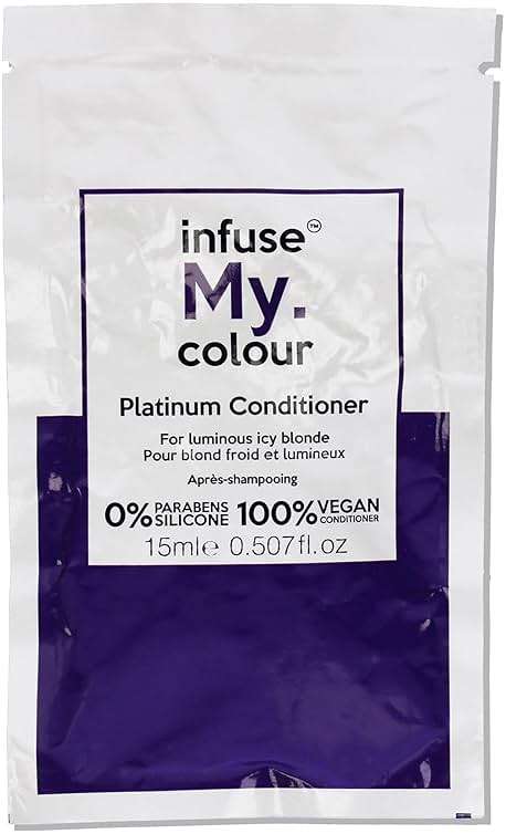 infuse my. colour Platinum Conditioner Unisex 15 ml - Image 1