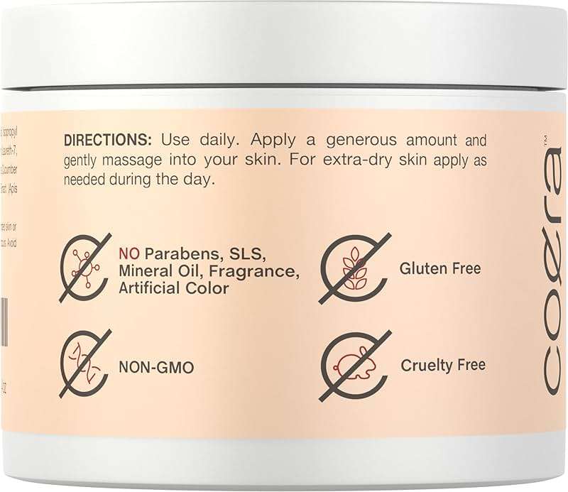 Coera Wild Yam Cream for Women | 4 fl oz | Moisturizing, Nourishing & Hydrating for Skin | Free of Parabens, SLS and Fragrances - Image 3