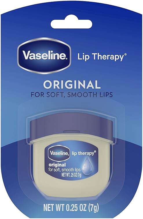 Vaseline Lip Therapy Original + Vitamin E, Mini 2-Packs (6 Jars) – Fragrance-Free Lip Balm, Moisturizer for Soft, Smooth & Glossy Lips, 0.25 Oz Ea - Image 2