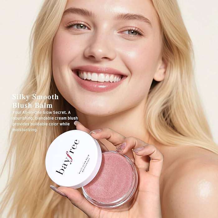 bayfree Multi Glow Balm, Cream Blush for Cheeks, Blush Balm Face Makeup, Radiant Finish, Hydrating, Creamy, Lightweight & Blendable Color, Face Makeup, 0.63 Oz - Image 8