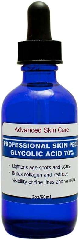 Advanced Skin Care Glycolic Acid Face Peel Serum 70% Strength - at Home Chemical Peel for face 2oz - Image 2