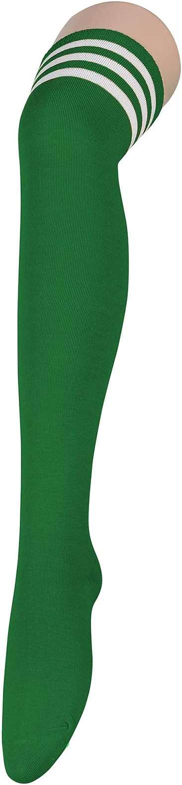Century Star Thigh High Socks Long Over Knee High Socks for Women Casual Athlete Striped Knee High Stocking - Image 1