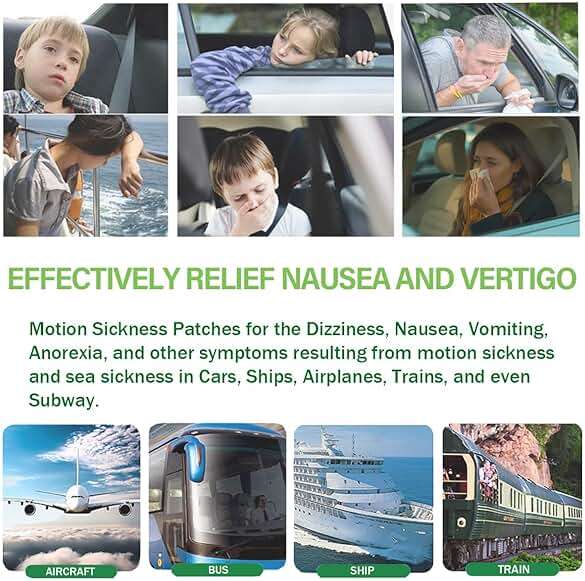 (2026 New) Motion Sickness Patches Non Drowsy, 100% Natural Sea Sickness Patch(Efficient– Lasts 72 Hours)-for Car Airplane Ship Altitude Sickness(Travel Essentials)-for Adults and Kids(24 Count) - Image 6