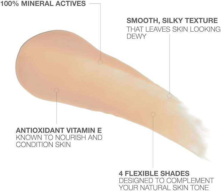 Neutrogena Purescreen+ Tinted Sunscreen for Face SPF 30, Broad Spectrum Mineral Sunscreen with Zinc Oxide & Vitamin E, Water Resistant, Fragrance Free, Light, 1.1 fl oz - Image 3