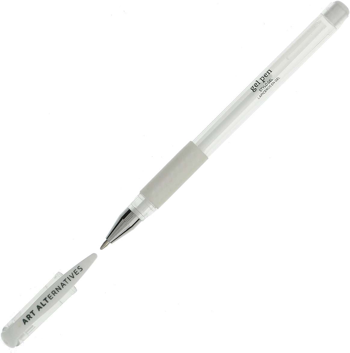 Art Alternatives Gel Pen, White - Ballpoint - Non-Smear + Quick Dry - Writing, Drawing, Coloring, Journal, Planner - Image 1