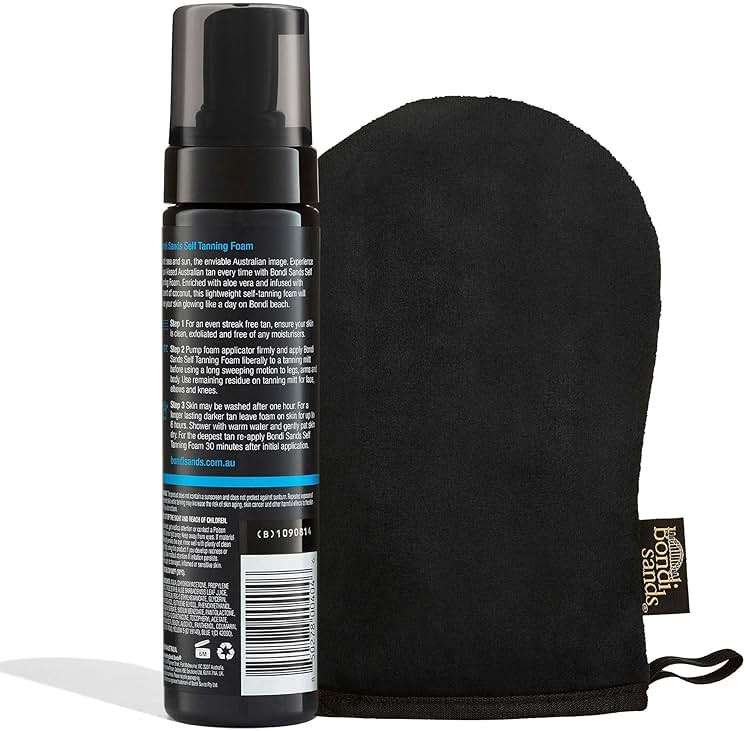 Bondi Sands Self Tanning Foam + Application Mitt | Includes Lightweight Sunless Foam + Reusable Mitt for a Flawless Finish - Image 2
