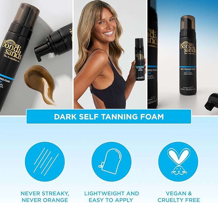Bondi Sands Self Tanning Foam + Application Mitt | Includes Lightweight Sunless Foam + Reusable Mitt for a Flawless Finish - Image 5