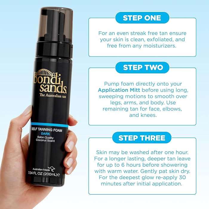 Bondi Sands Self Tanning Foam + Application Mitt | Includes Lightweight Sunless Foam + Reusable Mitt for a Flawless Finish - Image 8