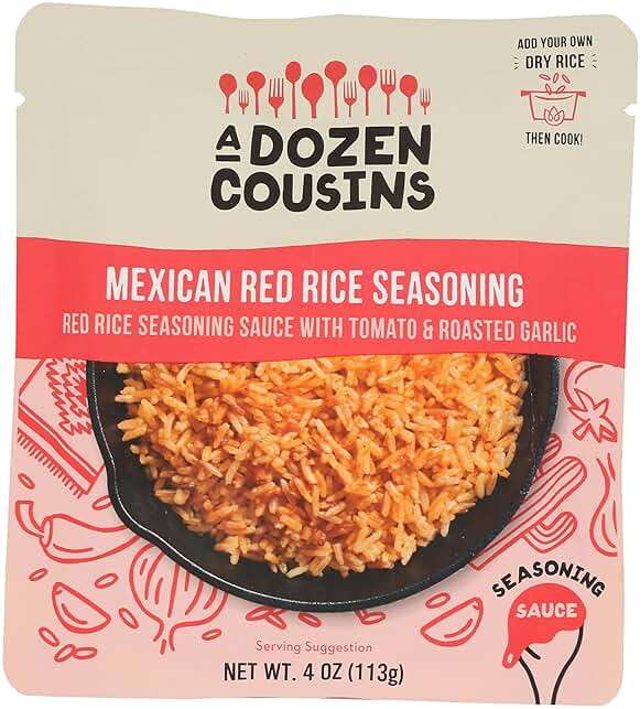 A Dozen Cousins, Sauce Rice Seasoning Mexican Red Rice, 4 Ounce - Image 1