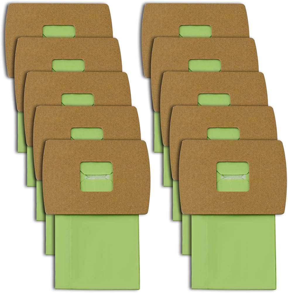 PKBB12DW Type BB Compact Canister Vacuum Bags Replacement for Oreck XL Buster B Canister Handheld Vacuum Cleaner BB180 BB280 BB850 BB870 BB900 BB1000 MV160 CC1600, 10 Pack - Image 1