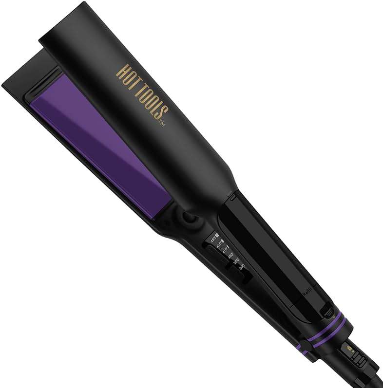 Hot Tools Pro Signature Steamstyler | Healthy-Looking Hair with Every Use (1-1/2 in), Black - Image 1
