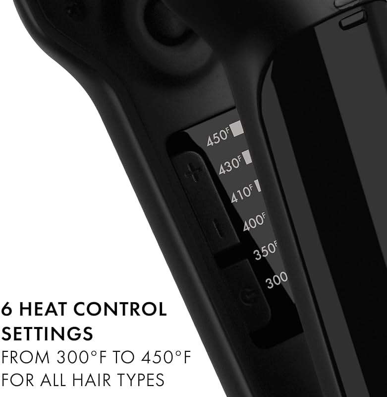Hot Tools Pro Signature Steamstyler | Healthy-Looking Hair with Every Use (1-1/2 in), Black - Image 5