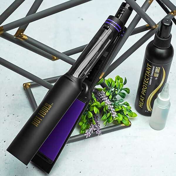 Hot Tools Pro Signature Steamstyler | Healthy-Looking Hair with Every Use (1-1/2 in), Black - Image 7