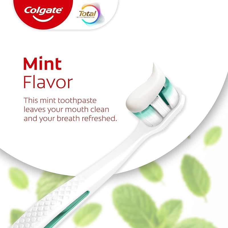 Colgate Total Whitening Toothpaste Paste, 5.1 oz, 4 Pack, Fluoride, Antibacterial, for Plaque, Gingivitis, Sensitivity, Stain Removal, Clinically Proven, Mint, Teeth Whitening, Stannous Fluoride - Image 10