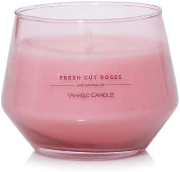 Yankee Candle Studio Scented Candle with up to 50 Hour Burn Time, Premium Plant Wax Blend for Consistent Burn, 10 oz Jar Candle with Room Filling Fragrance, Fresh Cut Roses (Pack of 1) - Image 5