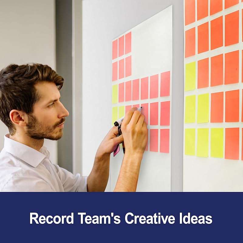 Comix Sticky Easel Pad, 25 x 30 Inches Flip Chart Paper for Teachers, Large Self Stick Easel Paper for Office School Classroom Supplies, 30 Sheets/Pad, 10 Pads/Pack - Image 7