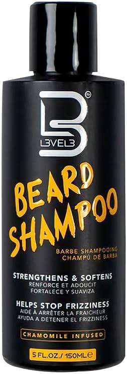 L3 Level 3 Beard Shampoo - Cleanse and Nourish your Facial Hair - Softens and Tames Frizzy Beards - Image 1