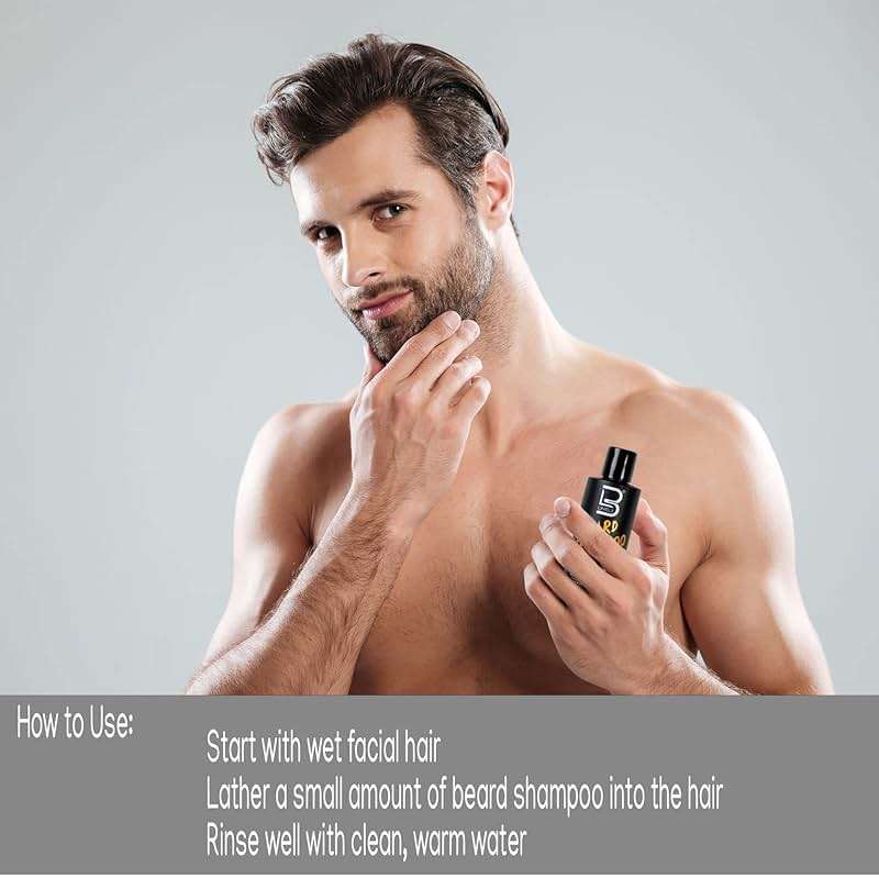 L3 Level 3 Beard Shampoo - Cleanse and Nourish your Facial Hair - Softens and Tames Frizzy Beards - Image 5