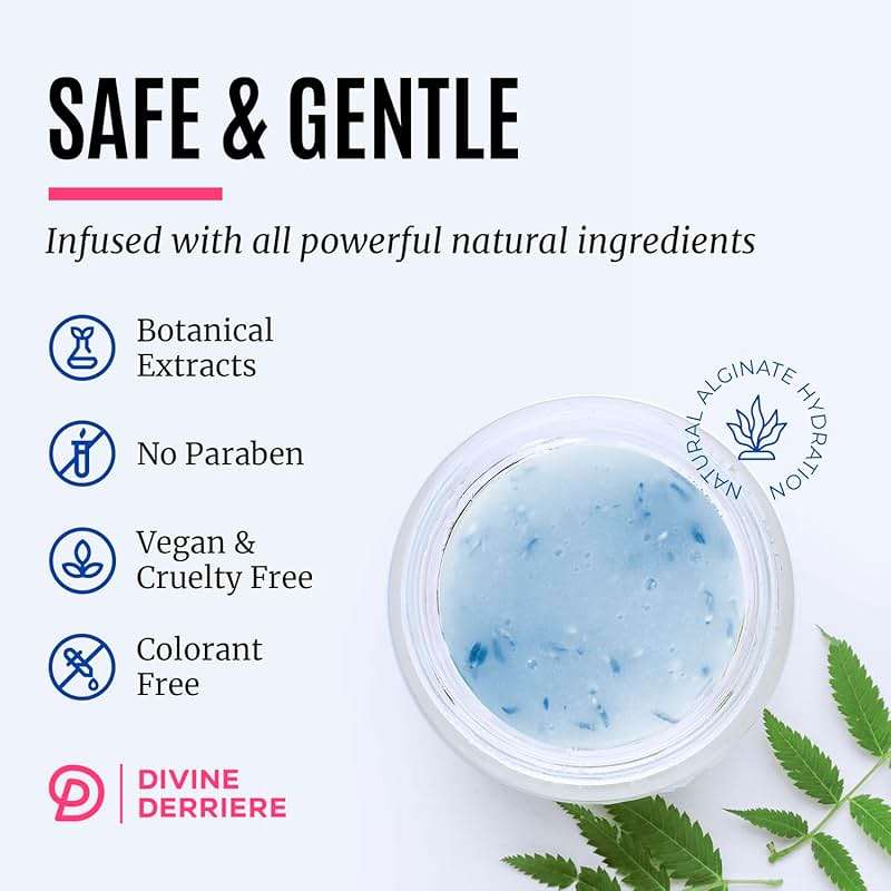 Divine Derriere Hydrogel Vajacial Mask - Premium Modeling Rubber Mask with Hyaluronic Acid, Deeply Purifying & Super Hydrating Hydro-jelly Sheet Masks, Complete Peel-Off Powder Kit - Image 3