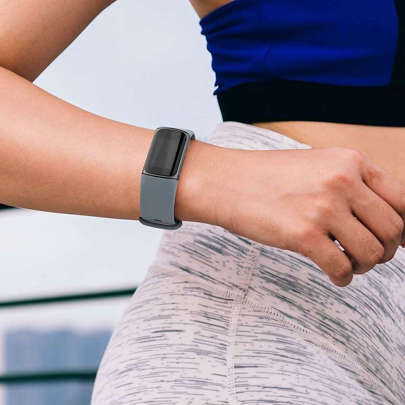 3PACK Sport Bands Compatible with Fitbit Charge 6 Bands for Women Men, Classic Soft Wristbands for Fitbit Charge 6/5 Advanced Fitness & Health Tracker - Image 4