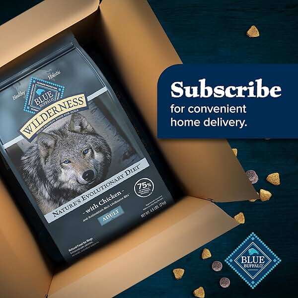Blue Buffalo Wilderness Chicken Adult Dry Dog Food with Wholesome Grains + Antioxidant-Rich Fruits & Veggies, 39g Protein, Vibrant Energy for an Active Life, Made with Natural Ingredients, 28 lbs. - Image 12