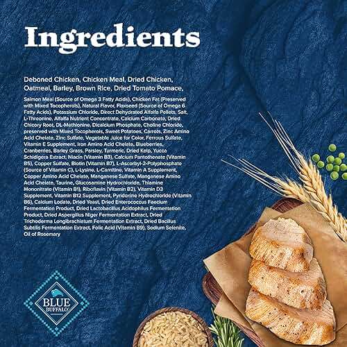 Blue Buffalo Wilderness Chicken Adult Dry Dog Food with Wholesome Grains + Antioxidant-Rich Fruits & Veggies, 39g Protein, Vibrant Energy for an Active Life, Made with Natural Ingredients, 28 lbs. - Image 6