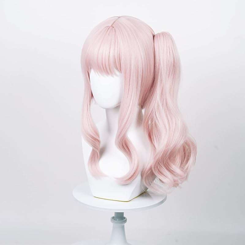 Pink Ponytail Wig for Mizuki Akiyama Cosplay Wig Costume Girls Women Anime PJSK Long Ponytails Wigs for Halloween Christmas with Cap (Pink) - Image 3
