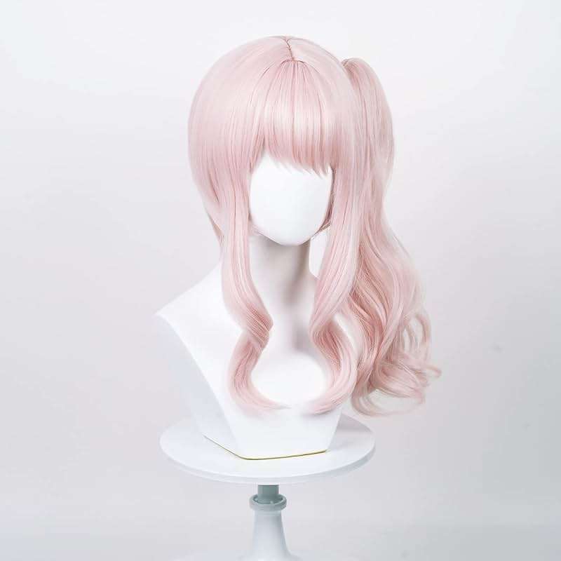 Pink Ponytail Wig for Mizuki Akiyama Cosplay Wig Costume Girls Women Anime PJSK Long Ponytails Wigs for Halloween Christmas with Cap (Pink) - Image 4