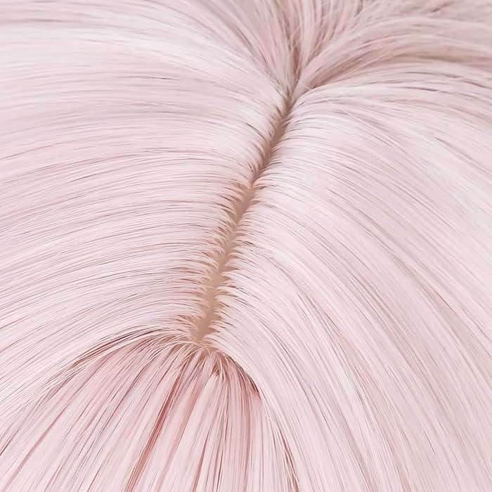 Pink Ponytail Wig for Mizuki Akiyama Cosplay Wig Costume Girls Women Anime PJSK Long Ponytails Wigs for Halloween Christmas with Cap (Pink) - Image 6