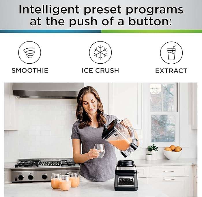 Ninja BN751 Professional Plus DUO Blender, 1400 Peak Watts, 3 Auto-IQ Programs for Smoothies, Frozen Drinks & Nutrient Extractions, 72-oz. Total Crushing Pitcher & (2) 24 oz. To-Go Cups, Black - Image 6