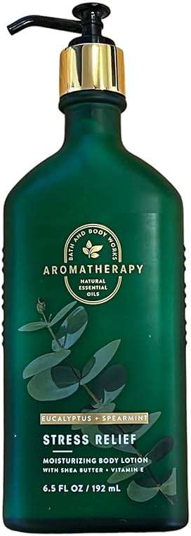 Bath and Body Works Stress Relief Eucalyptus Spearmint Gift Set of 2-6.5 Ounce Moisturizing Body Lotion with Shea Butter and Vitamin E - Image 2
